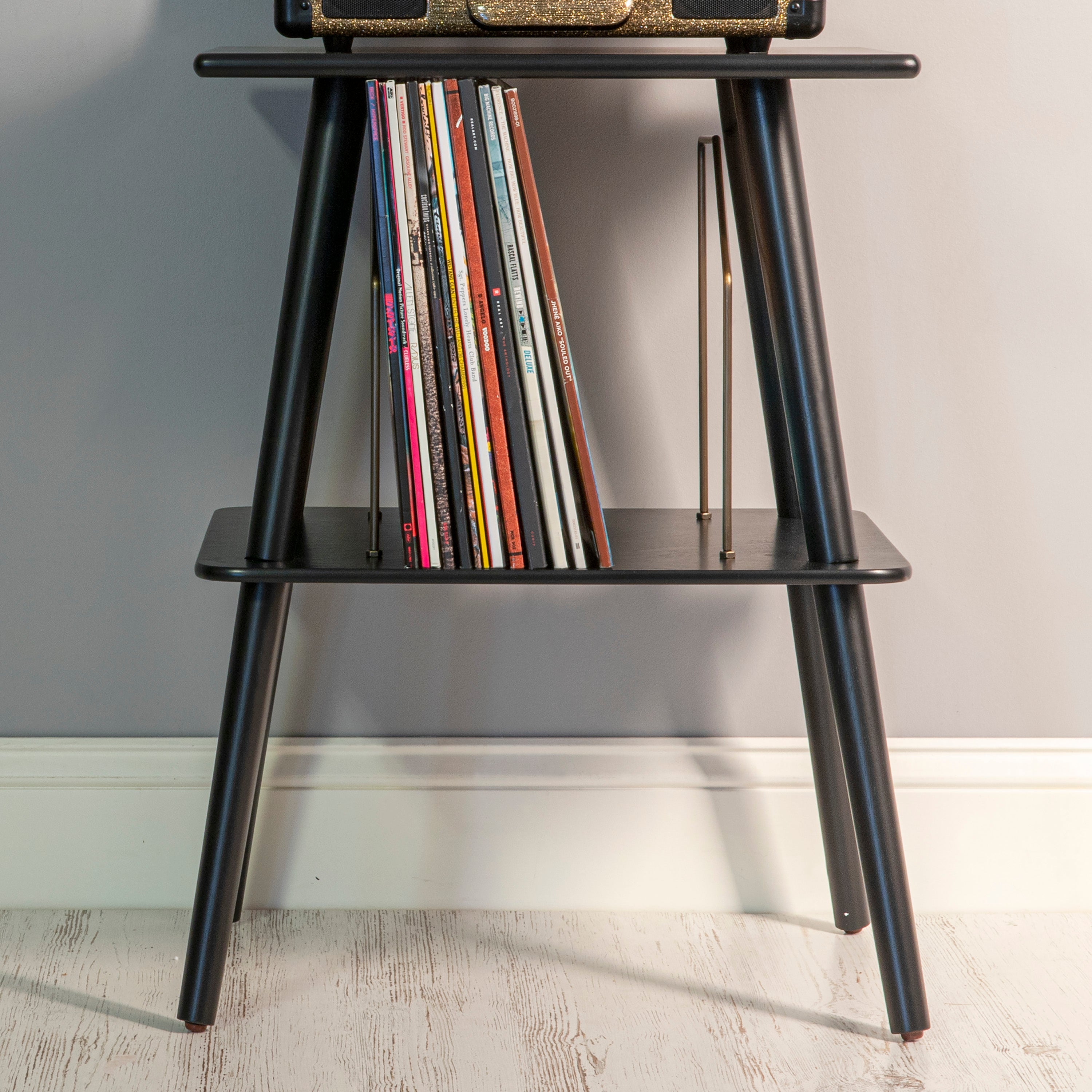 Crosley Voyager Bluetooth Portable Turntable + Crosley Turntable Stand Bundle - Sage