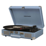 Crosley Cruiser Bluetooth Portable Turntable - Tourmaline + Bundled Crosley Record Storage Crate
