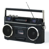 Crosley Blast Boombox Cassette Player - Black