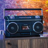 Crosley Blast Boombox Cassette Player - Black