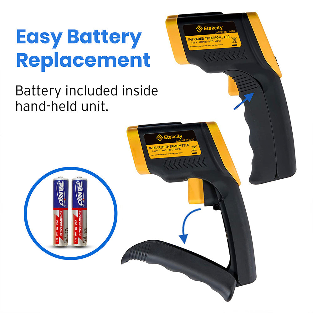 Kitchen Utensils: Etekcity Infrared Thermometer 1080- 2 Pack