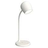 Table Lamps: Kreafunk Ellie Lamp W/ Qi Charger And Bluetooth Speaker - White