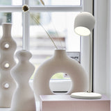 Table Lamps: Kreafunk Ellie Lamp W/ Qi Charger And Bluetooth Speaker - White