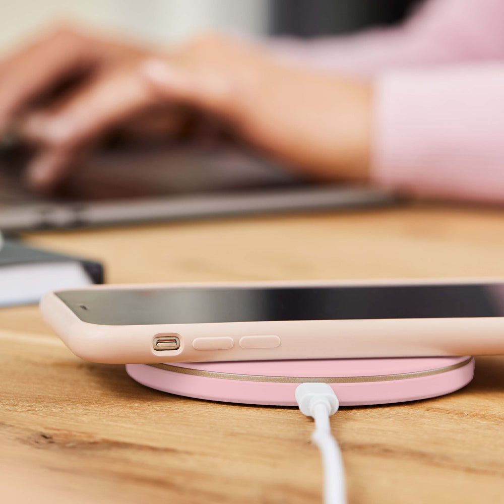 Power Banks & Chargers: Kreafunk Wicharge 2 Wireless Qi Charger 15W - Dusty Rose