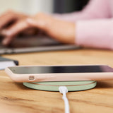 Power Banks & Chargers: Kreafunk Wicharge 2 Wireless Qi Charger 15W - Dusty Olive