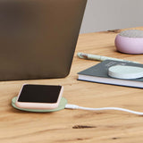 Power Banks & Chargers: Kreafunk Wicharge 2 Wireless Qi Charger 15W - Dusty Olive