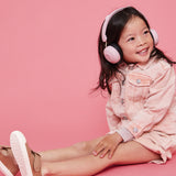 Over Ear Headphones: Kreafunk Kids Buzz Junior Bluetooth Headphones - Dusty Rose