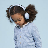 Over Ear Headphones: Kreafunk Kids Buzz Junior Bluetooth Headphones - Cloudy Blue