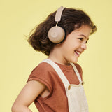 Over Ear Headphones: Kreafunk Kids Buzz Junior Bluetooth Headphones - Ivory Sand