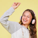 Over Ear Headphones: Kreafunk Kids Buzz Bluetooth Headphones W/ Anc - Dusty Rose