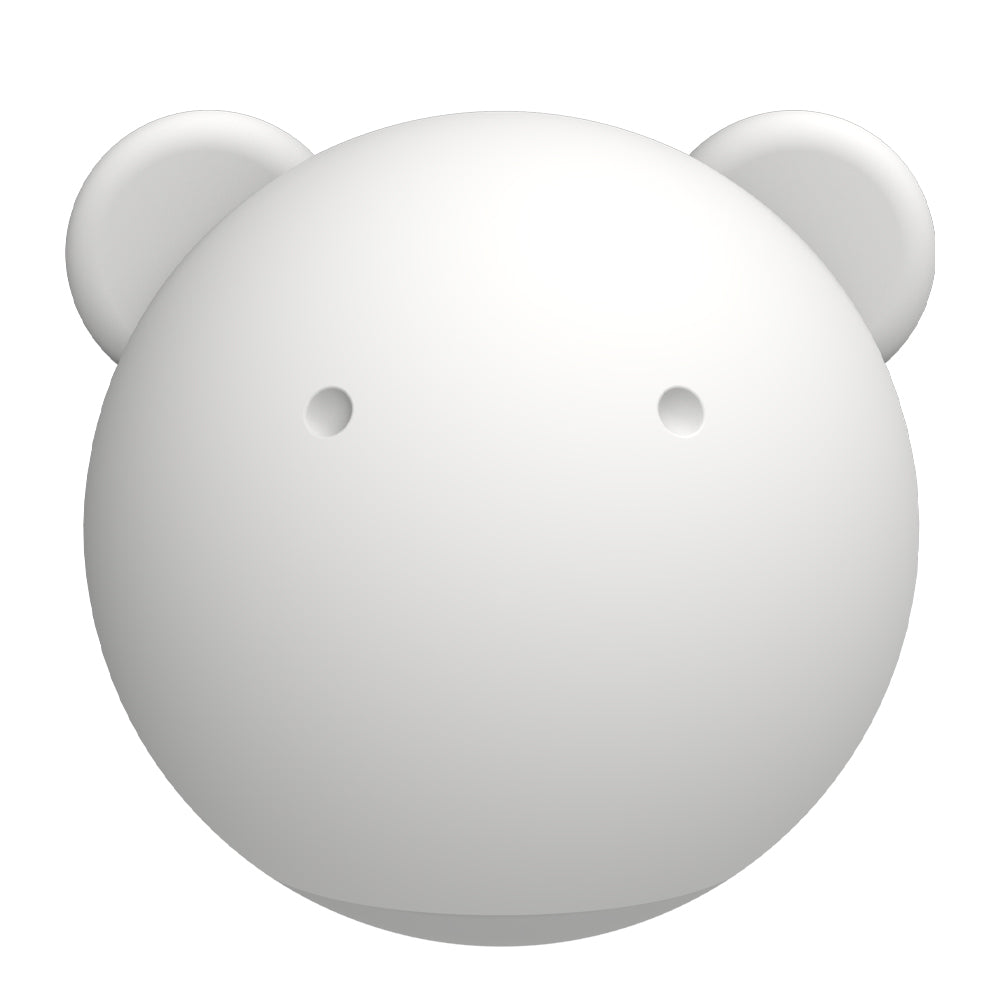 Night Lights & Ambient Lighting: Kreafunk Kids Blob Lamp - White / Moon Grey