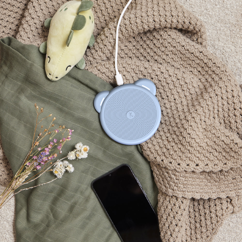 Power Banks & Chargers: Kreafunk Kids Paddy Wireless Qi Charger 15W - Cloudy Blue