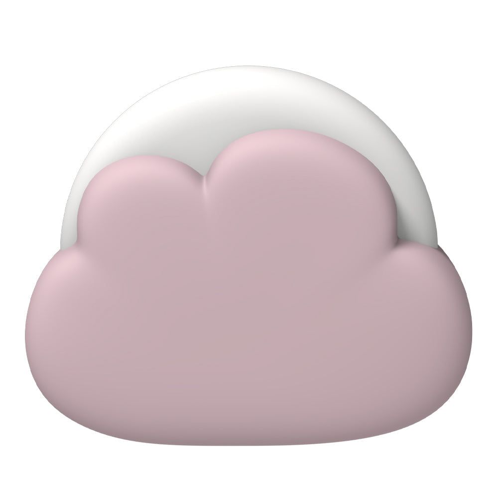 Night Lights & Ambient Lighting: Kreafunk Kids Cloudy Lamp - Dusty Rose