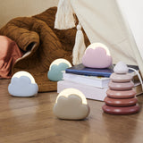 Night Lights & Ambient Lighting: Kreafunk Kids Cloudy Lamp - Dusty Green