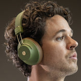 Over Ear Headphones: Kreafunk Abeat Qi Bluetooth Headphones W/ Anc - Urban Green