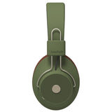 Over Ear Headphones: Kreafunk Abeat Qi Bluetooth Headphones W/ Anc - Urban Green