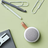 Bluetooth Speakers: Kreafunk Ago 2 Fabric Bluetooth Speaker - White