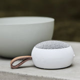 Bluetooth Speakers: Kreafunk Ago 2 Fabric Bluetooth Speaker - White
