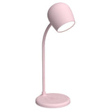 Table Lamps: Kreafunk Ellie Lamp W/ Qi Charger And Bluetooth Speaker - Dusty Rose
