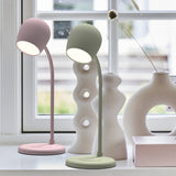 Table Lamps: Kreafunk Ellie Lamp W/ Qi Charger And Bluetooth Speaker - Dusty Rose