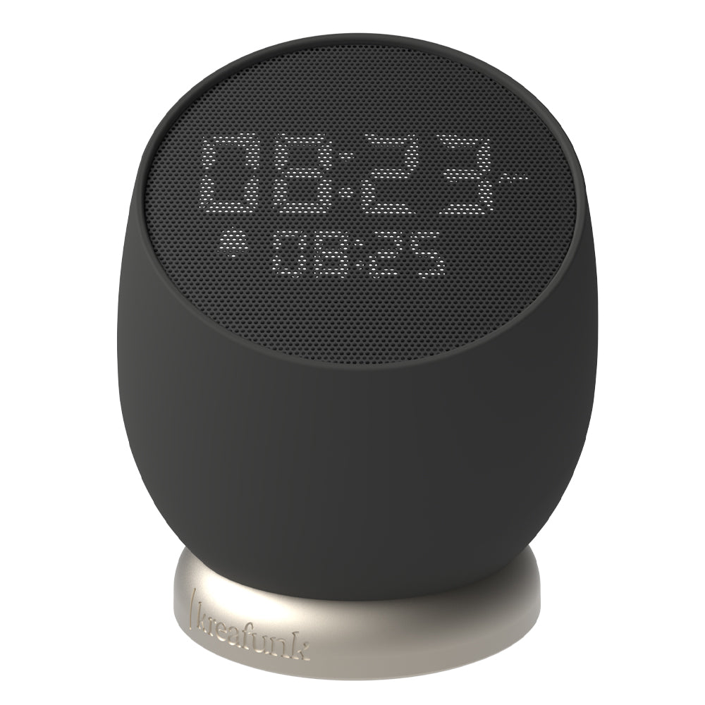Clocks: Kreafunk Bell Alarm Clock - Black