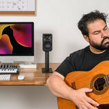 Audio Speakers: Kanto ORA 100W Powered Reference Desktop Computer Speakers with Bluetooth 5.0 Black