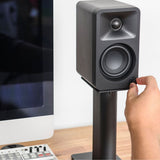 Audio Speakers: Kanto ORA 100W Powered Reference Desktop Computer Speakers with Bluetooth 5.0 Black