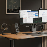 Audio Speakers: Kanto ORA4 140W Powered Reference Speakers with USB-C Input and Bluetooth - Black, Pair