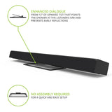 Speaker Accessories: Kanto S10 Low-Profile Angled Sound Bar and Center Channel Speaker Stand for Home Theater
