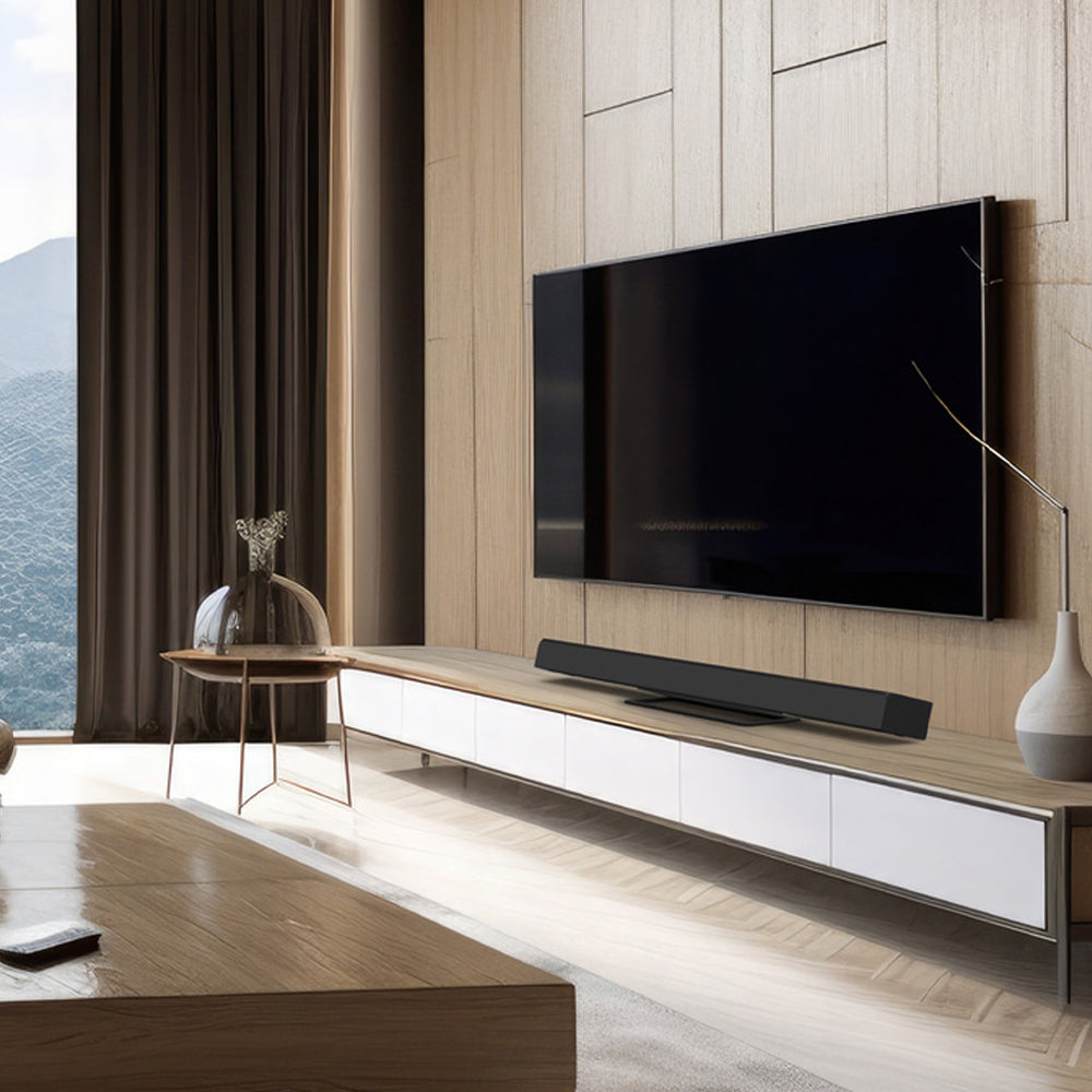 Speaker Accessories: Kanto S10 Low-Profile Angled Sound Bar and Center Channel Speaker Stand for Home Theater