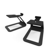 Speaker Accessories: Kanto SE4 Elevated Desktop Speaker Stands for Midsize Speakers - Pair, Black