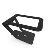Speaker Accessories: Kanto SE4 Elevated Desktop Speaker Stands for Midsize Speakers - Pair, Black