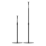 Audio Speakers: Kanto SLH Universal Height Adjustable Speaker Stands for Satellites up to 4.1 kg - Black, Pair
