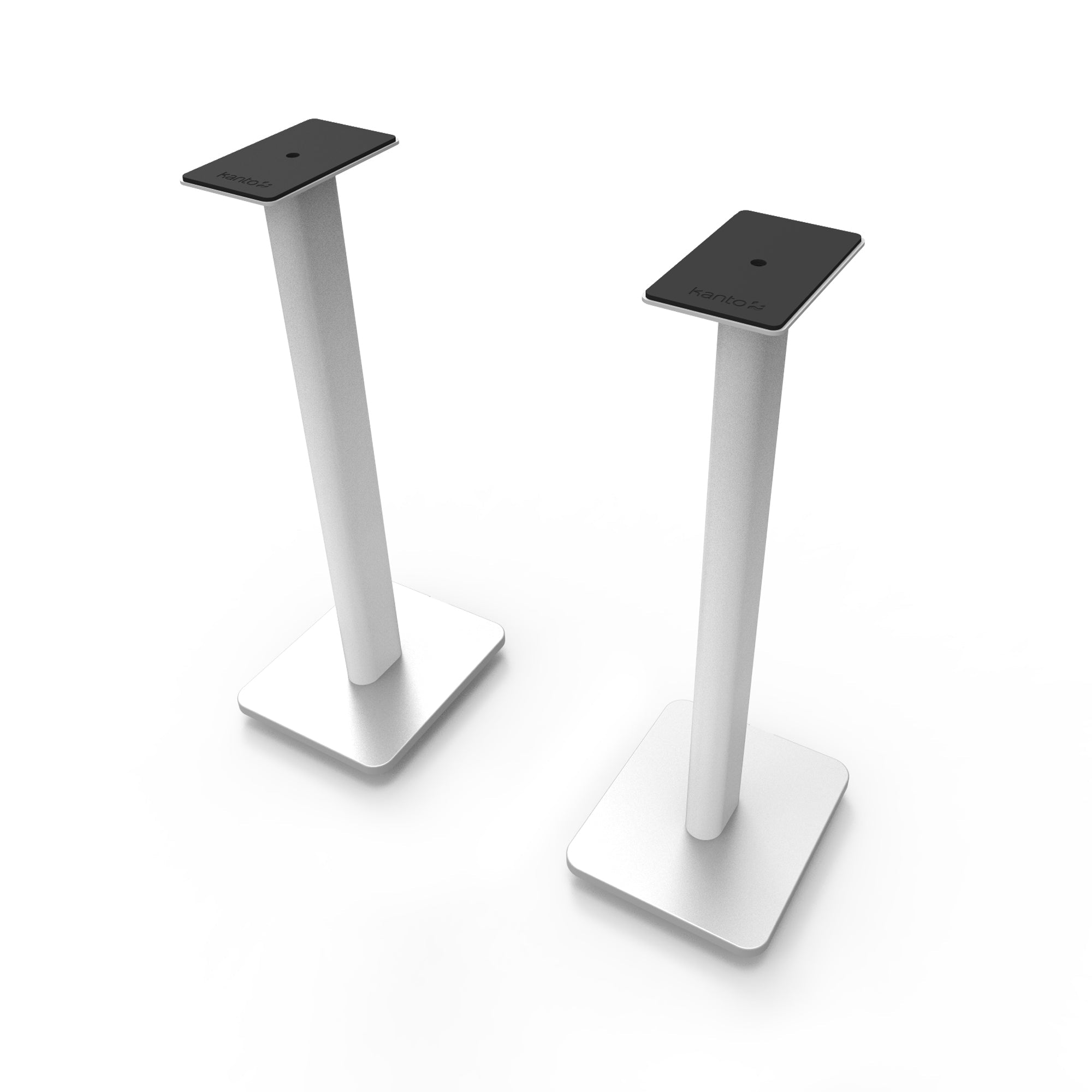 Speaker Accessories: Kanto SP26PLW 26" Tall Bookshelf Speaker Floor Stands - Pair, White