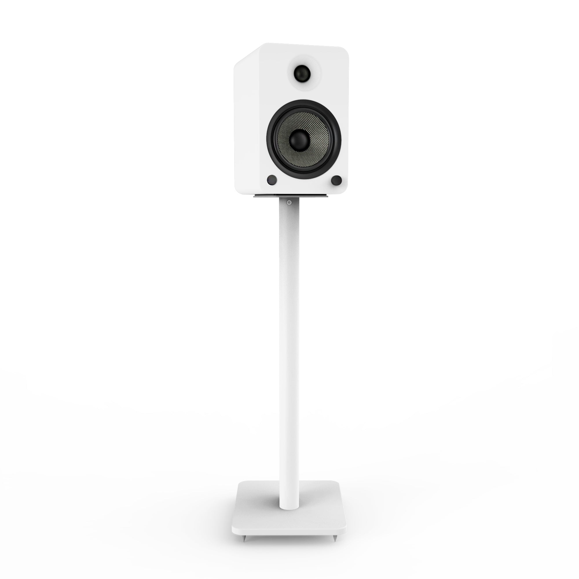 Speaker Accessories: Kanto SP26PLW 26" Tall Bookshelf Speaker Floor Stands - Pair, White