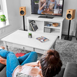 Speaker Accessories: Kanto SP32PL 32" Tall Bookshelf Speaker Floor Stands - Pair, Black