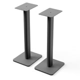 Audio Speakers: Kanto SPH Universal Height Adjustable Bookshelf Speaker Stands - Black, Pair