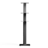 Audio Speakers: Kanto SPH Universal Height Adjustable Bookshelf Speaker Stands - Black, Pair