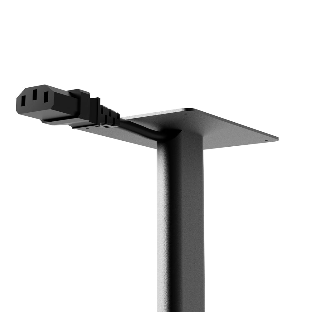 Audio Speakers: Kanto SPH Universal Height Adjustable Bookshelf Speaker Stands - Black, Pair