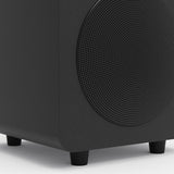 Audio Speakers: Kanto SUB6 200W 6" Sealed Powered Subwoofer, Matte Black