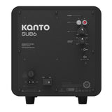 Audio Speakers: Kanto SUB6 200W 6" Sealed Powered Subwoofer, Matte Black