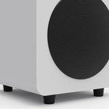 Audio Speakers: Kanto SUB6 200W 6" Sealed Powered Subwoofer, Matte White