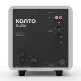 Audio Speakers: Kanto SUB6 200W 6" Sealed Powered Subwoofer, Matte White