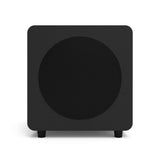 Audio Speakers: Kanto SUB8 300W 8" Sealed Powered Subwoofer, Matte Black