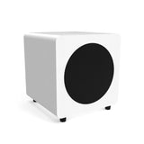 Audio Speakers: Kanto SUB8 300W 8" Sealed Powered Subwoofer, Matte White