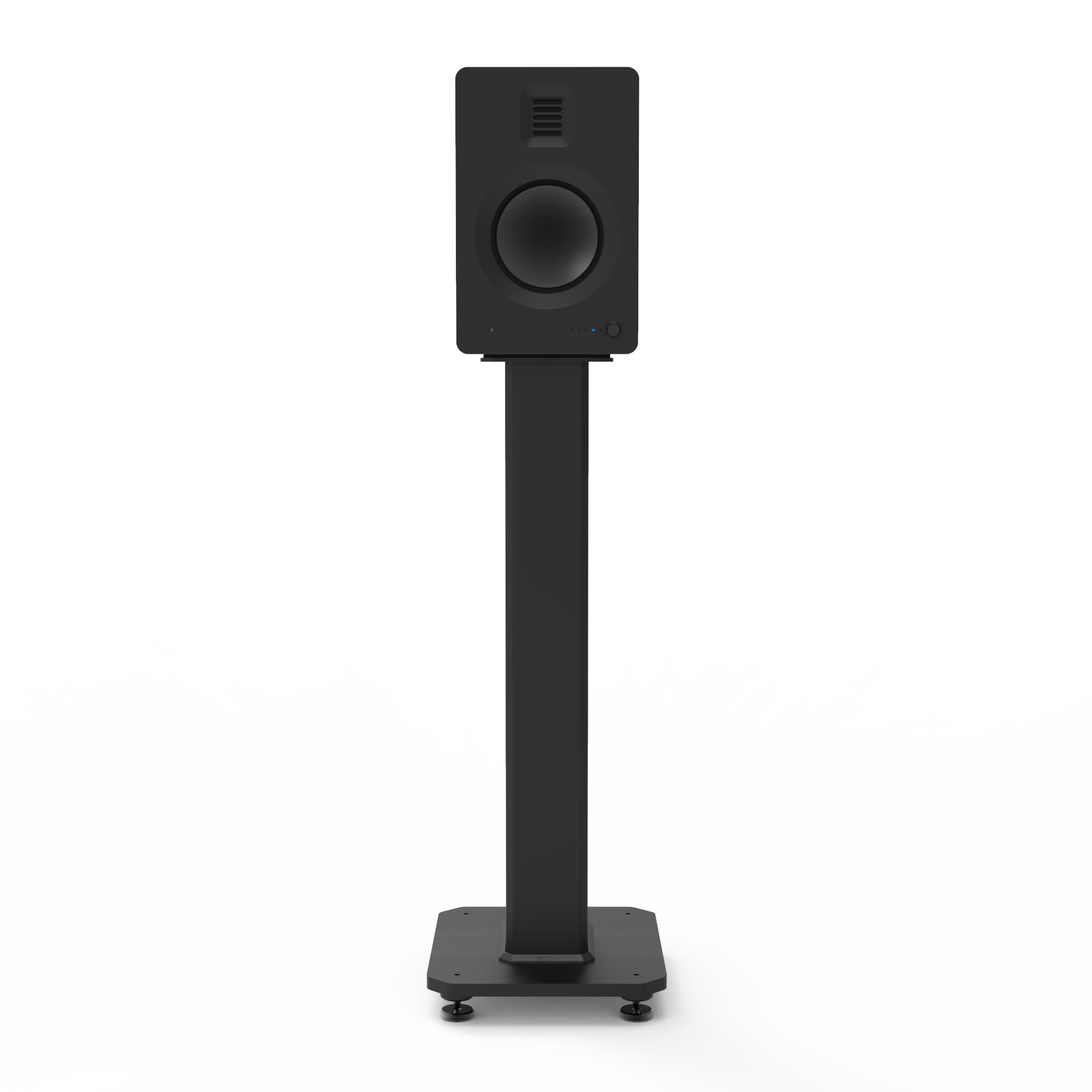 Speaker Accessories: Kanto SX26 26" Tall Fillable Speaker Stands with Isolation Feet - Pair, Black