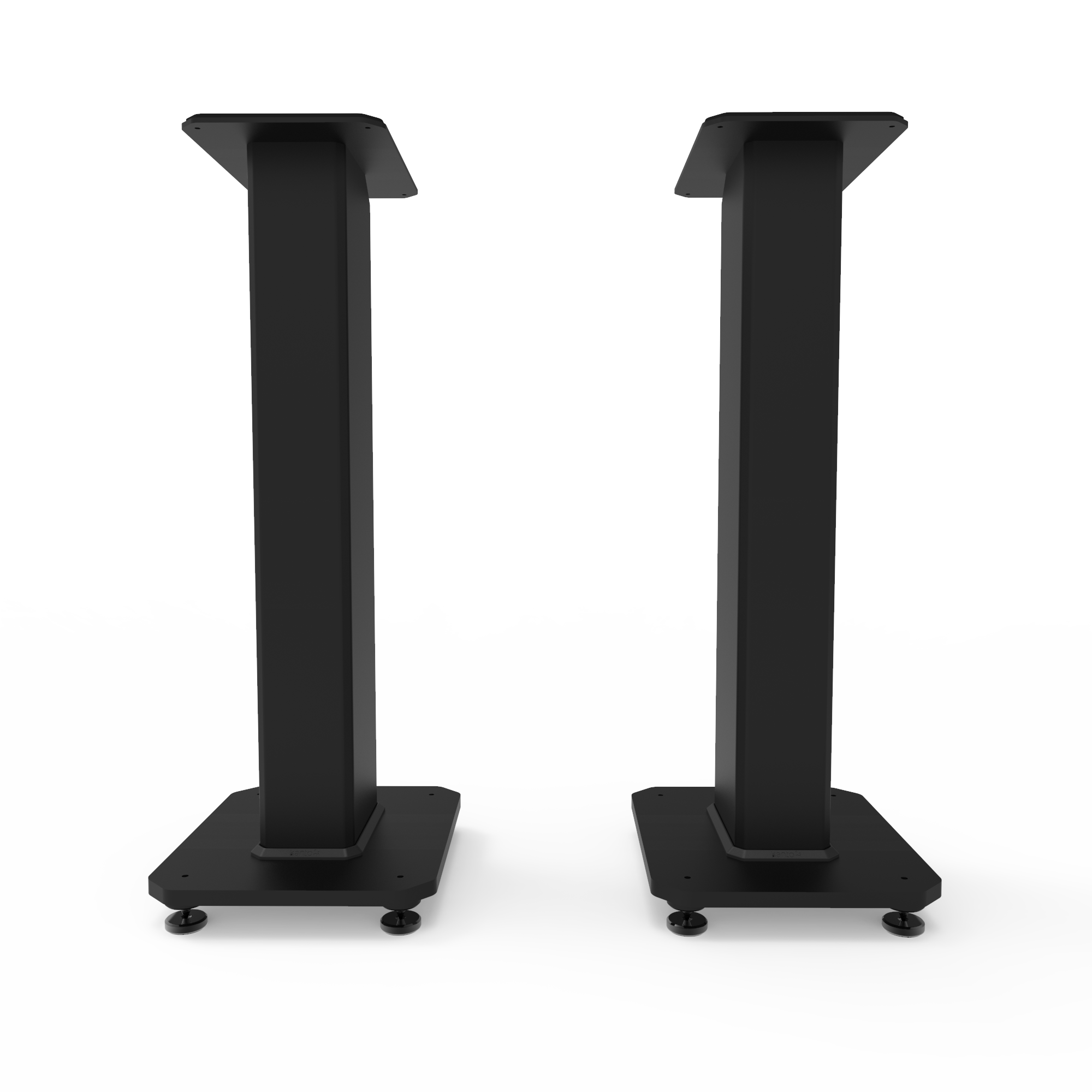 Speaker Accessories: Kanto SX26 26" Tall Fillable Speaker Stands with Isolation Feet - Pair, Black