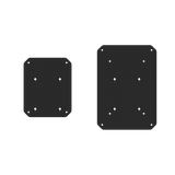 Speaker Accessories: Kanto SX26 26" Tall Fillable Speaker Stands with Isolation Feet - Pair, Black
