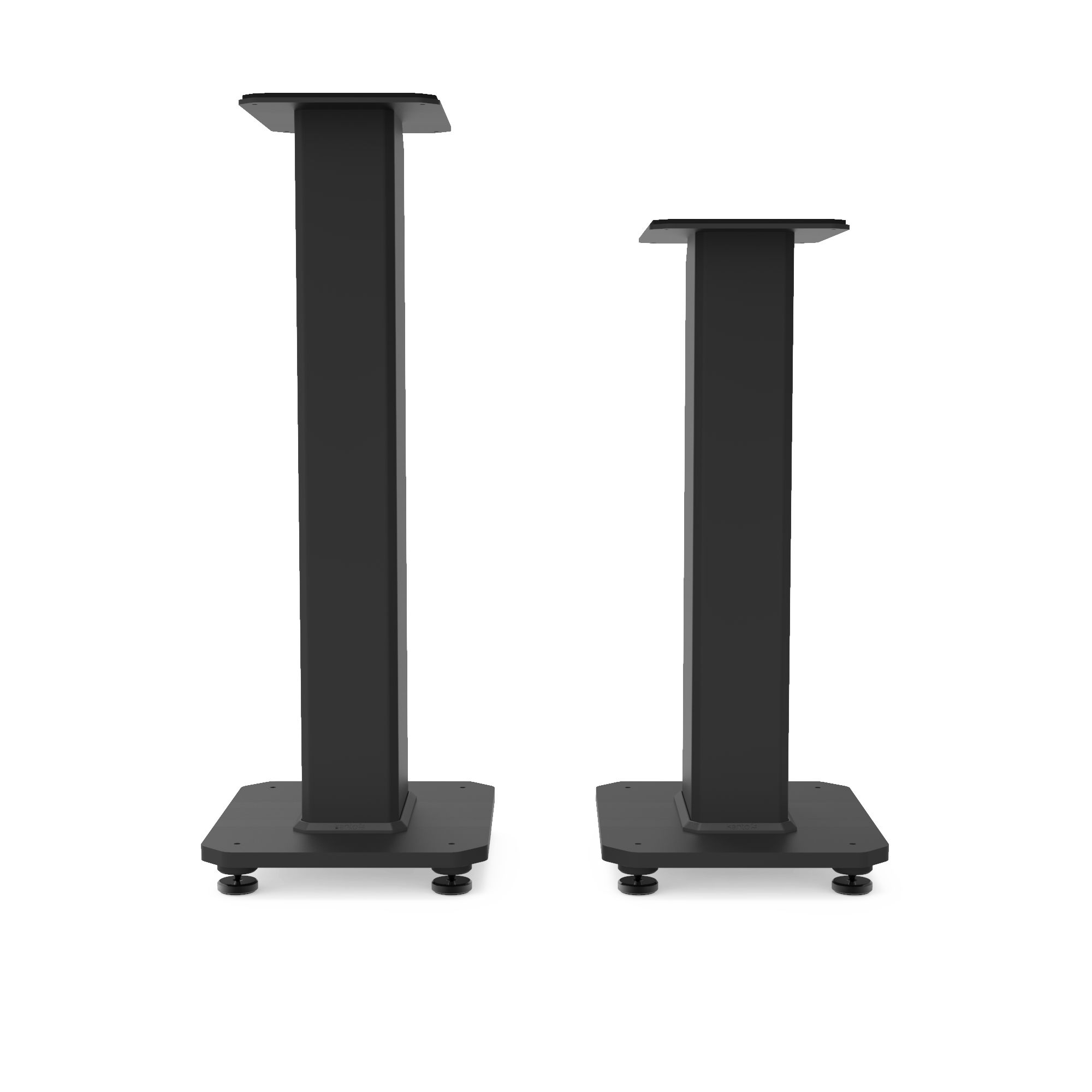 Speaker Accessories: Kanto SX26 26" Tall Fillable Speaker Stands with Isolation Feet - Pair, Black