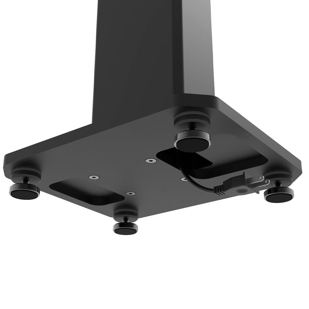 Speaker Accessories: Kanto SX30 30" Tall Fillable Speaker Stands with Isolation Feet - Pair, Black